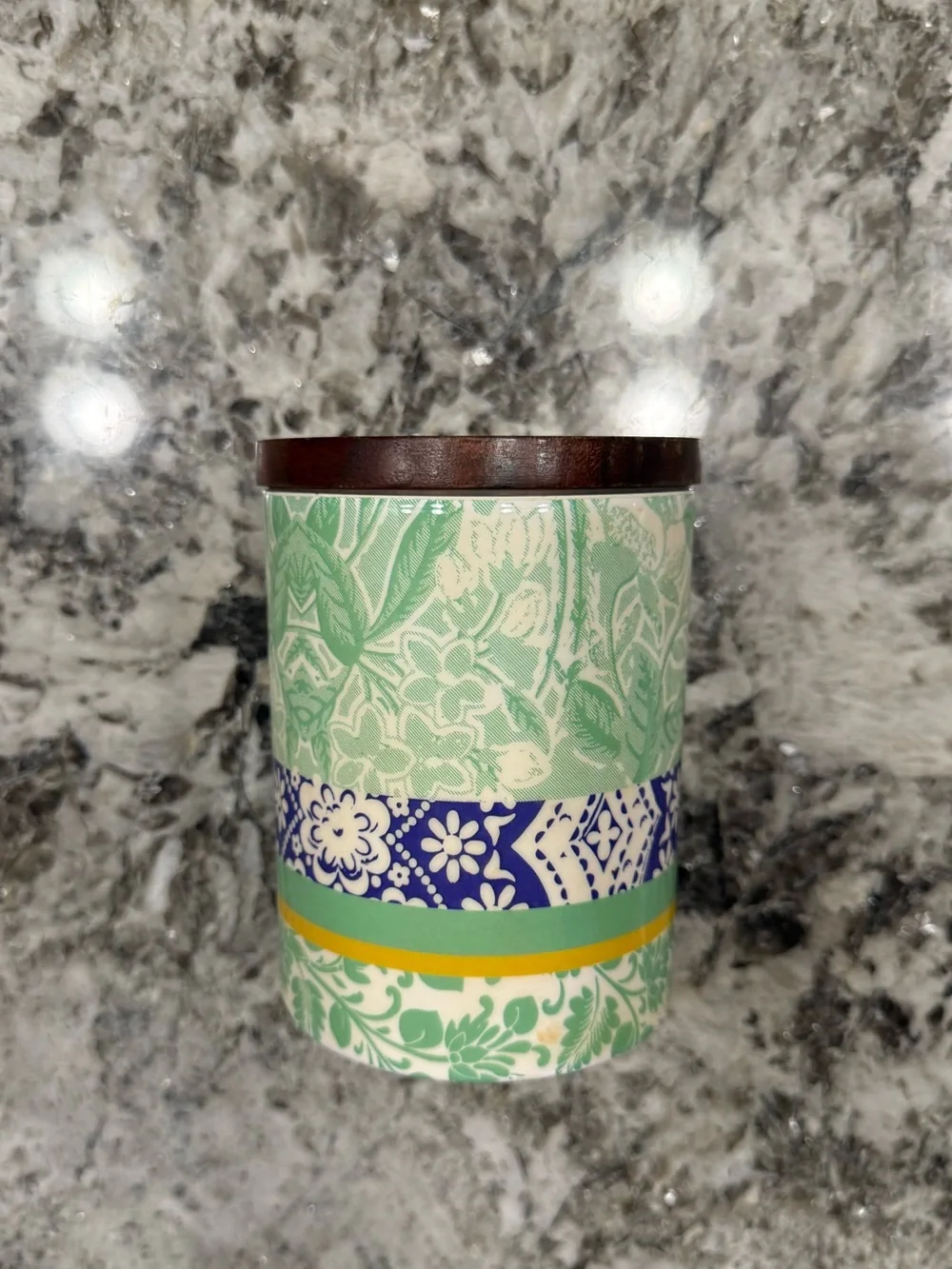 Anthropologie Jacquard Canister | Small